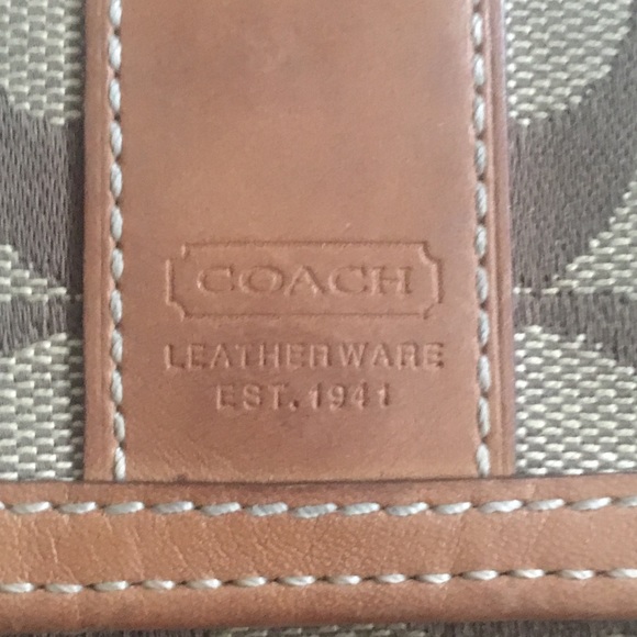 Signature canvas Coach trifold wallet - Picture 3 of 5